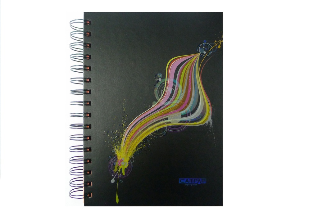 BOOK NOTE SPIRAL CYBER 120P A5