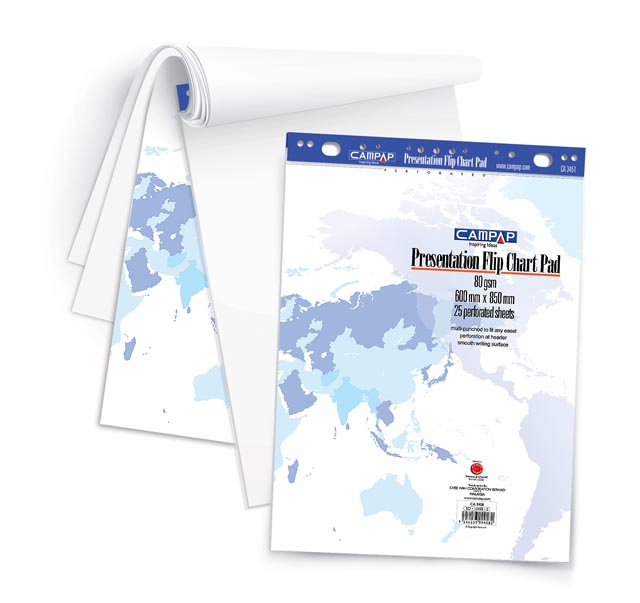 PAD FLIP CHART/CVR- 23X33-50