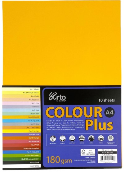 BOARD COL PLUS GOLD 20X25