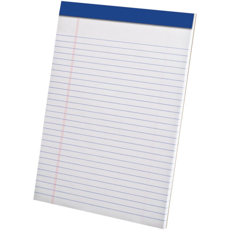 PAD RULED WHITE F/C PERF