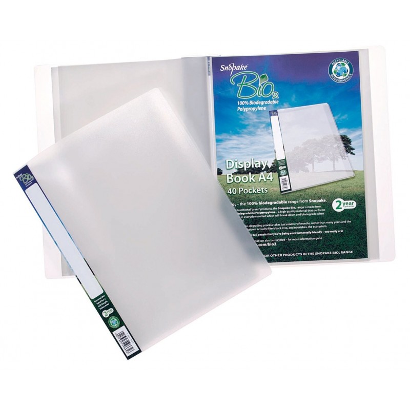 BOOK DISPLAY LITE 40PKT CLR A4
