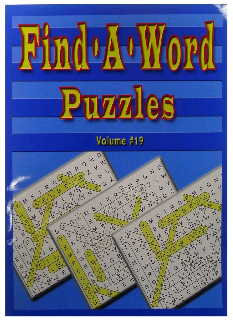 BOOK- FIND A WORD PUZZLE 3001