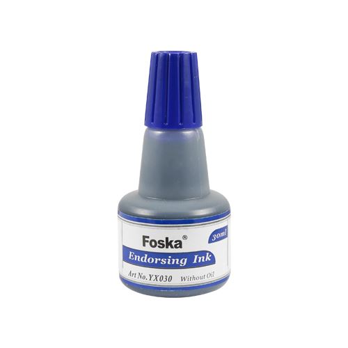 INK ENDORSING/STAMP PAD 30ML BLUE