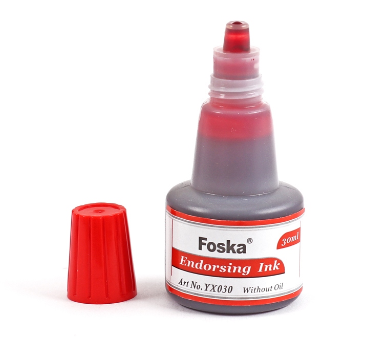 INK ENDORSING 30ML RED