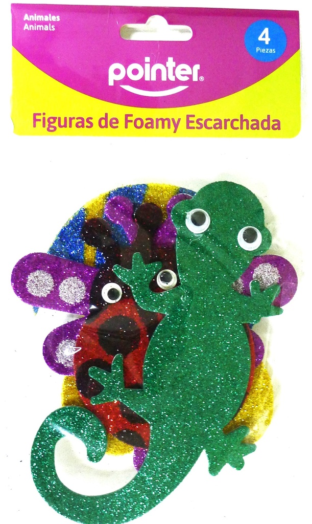 CRAFT FOAMY ANIMALS GLITTER