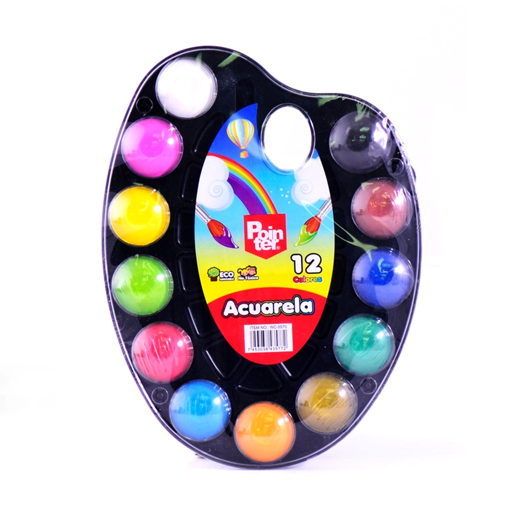 PAINT WATER COLOR PALETTE-12