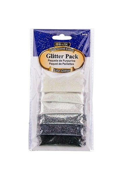 GLITTER COLOR IRIDESCENT  6'S