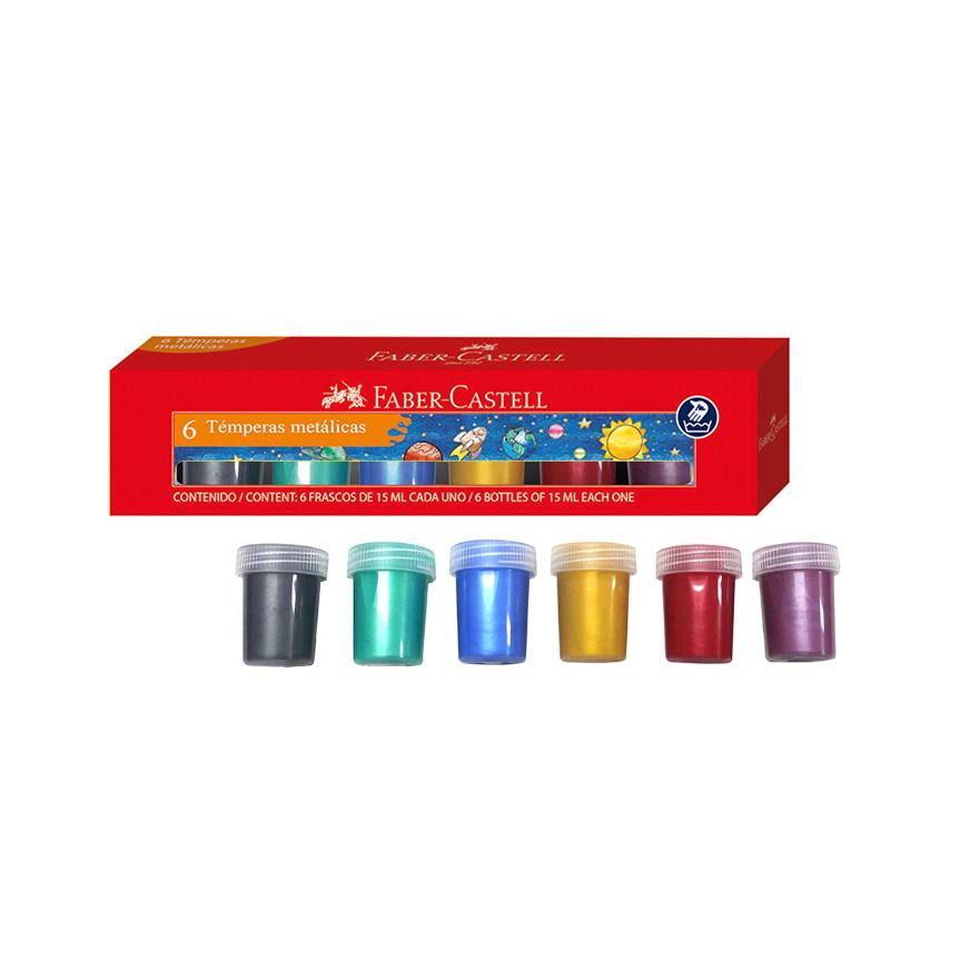 PAINT TEMPERA METALIC 15ML 6"S