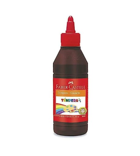 PAINT TEMPERA 250ML BRN