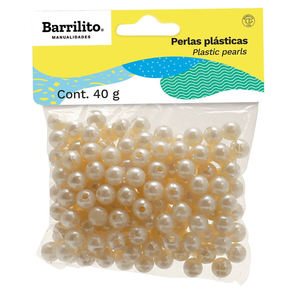 CRAFT PLASTIC PEARLS 100