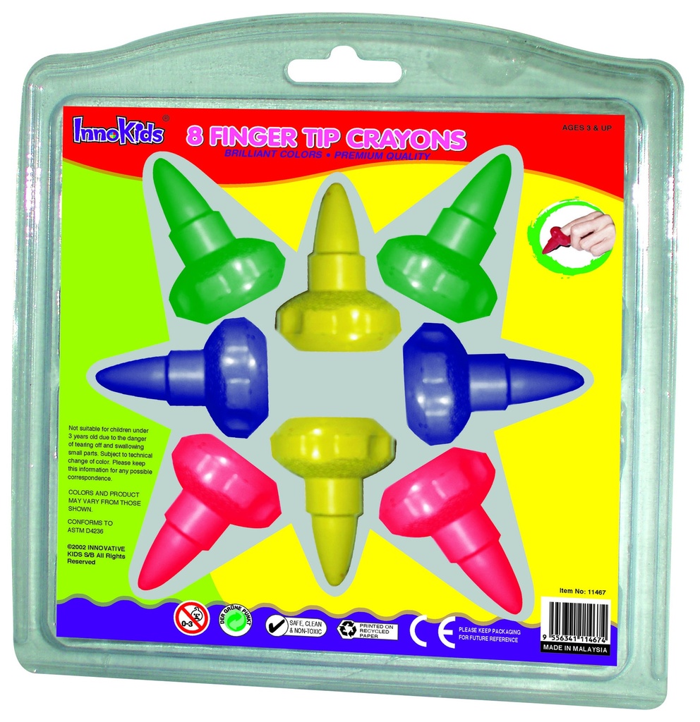 CRAYONS FINGER TIP 8'S