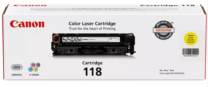 TONER CANON 118 YEL