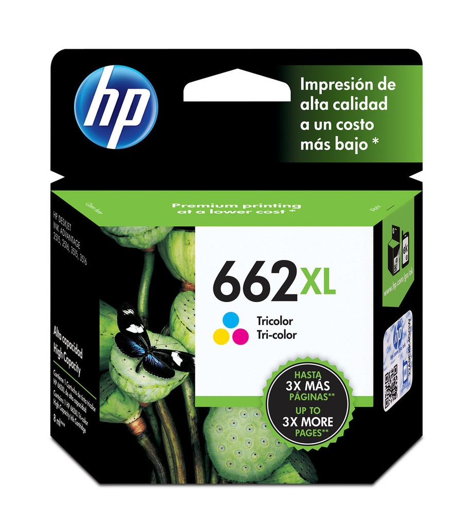 CART HP INKJET 662XL/CZ106AL COL