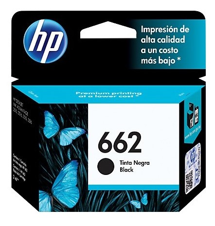 CART HP INKJET 662/CZ103AL BLK