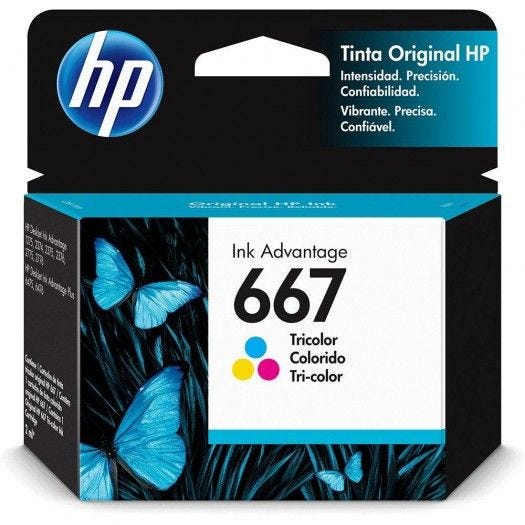 CART HP INKJET 667/3YM79AL COL