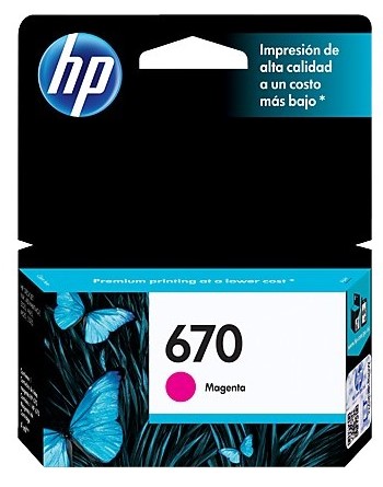 CART HP INKJET 670/CZ115AL MAG