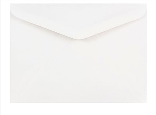 ENV WHI 5 1/8 X 7 1/8 90GM