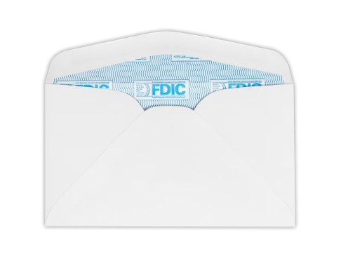 ENV WHITE 3 5/8X61/2 OPQ 90GSM