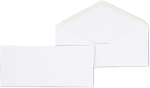 ENV WHITE 4 1/8 X 9 1/2 90GSM