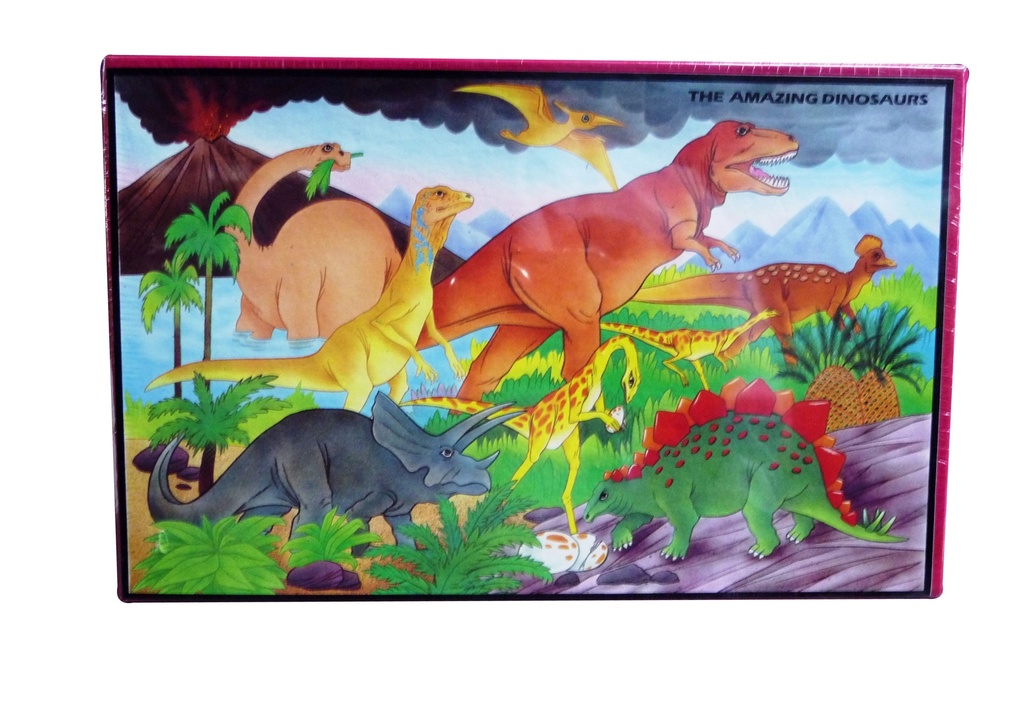 SET AMAZING DINOSAURS PUZZLE