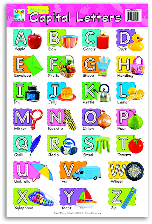 WALLCHART CAPITAL LETT FA0017E