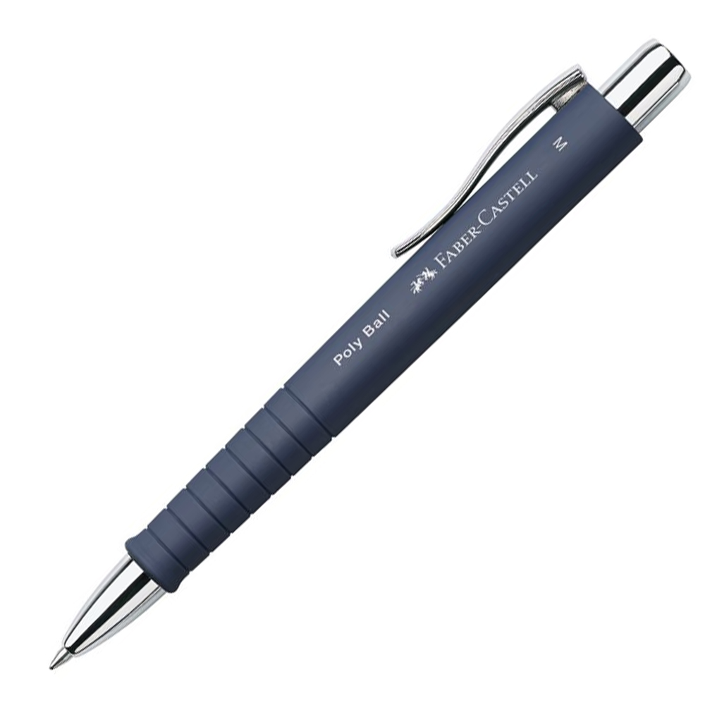 PEN BALL POLY MED BLUE