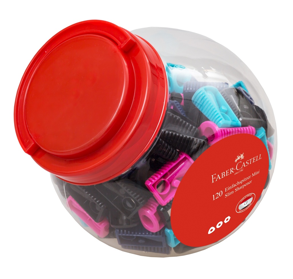 SHARPENER SLIM IN JAR 120PCS