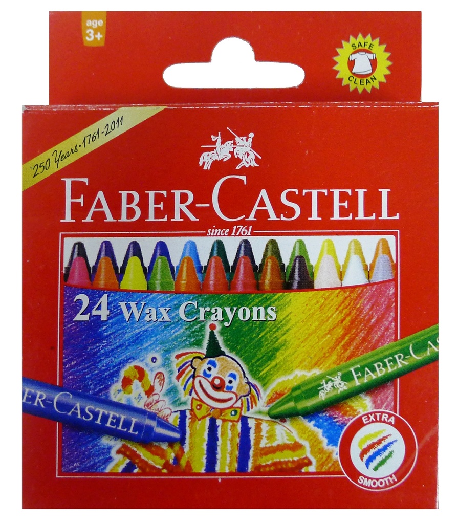 CRAYONS FABER 24 JUM WAX 120039