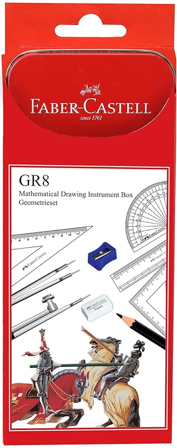 MATH SET GR8-8PC FABER-163721