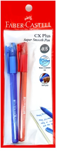 BLISTER PEN CX PLUS 05 BU/RD