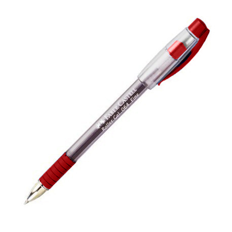 PEN #064 ROLLERGEL RED FINE