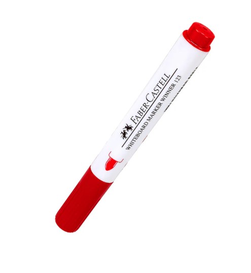 MARKER WHITEBOARD 123 RED