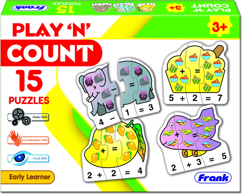 PUZZLE PLAY 'N' COUNT 45 PCS