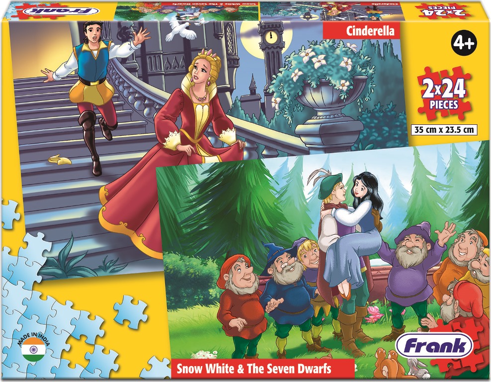 PUZZLE CINDER/SNOW WHITE 48PCS