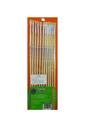 BRUSH ARTIST FLAT#4-HOG HAIR