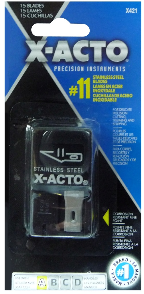 BLADES XACTO #11 5'S X221
