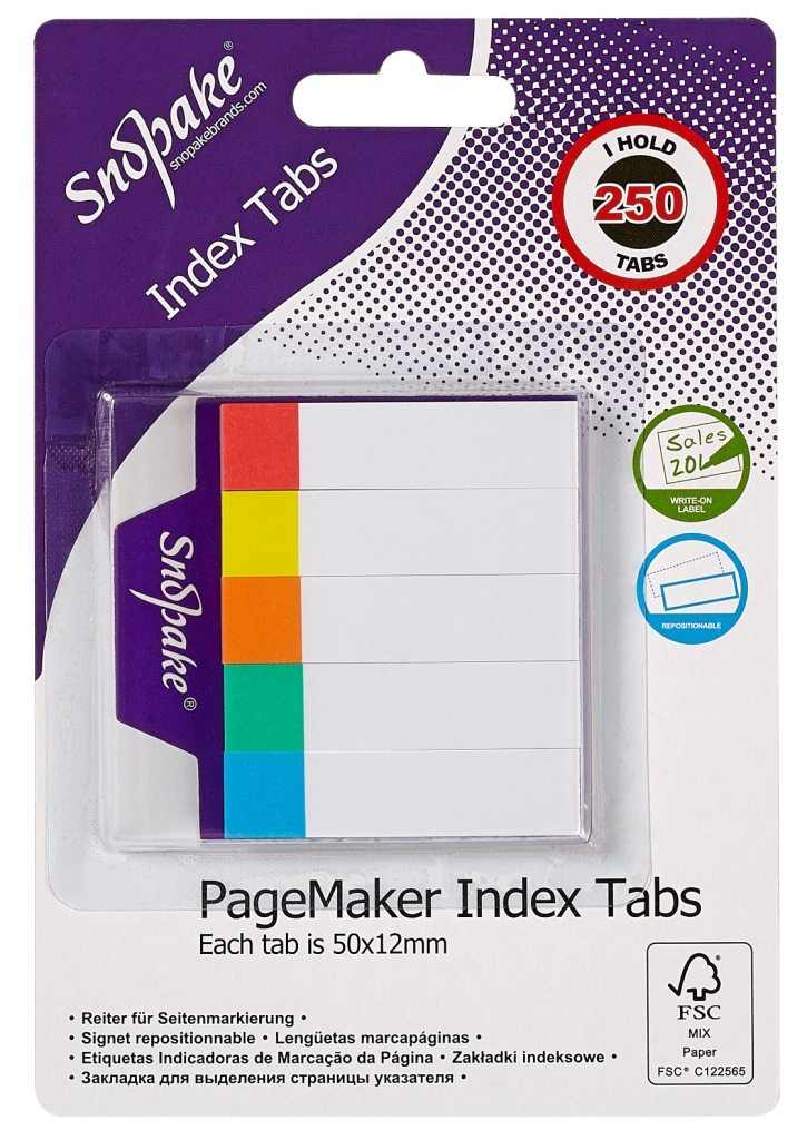TAPE INDEX TAB PAGEMARKER 250