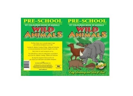 BOOK/ COLOUR WILD ANIMALS