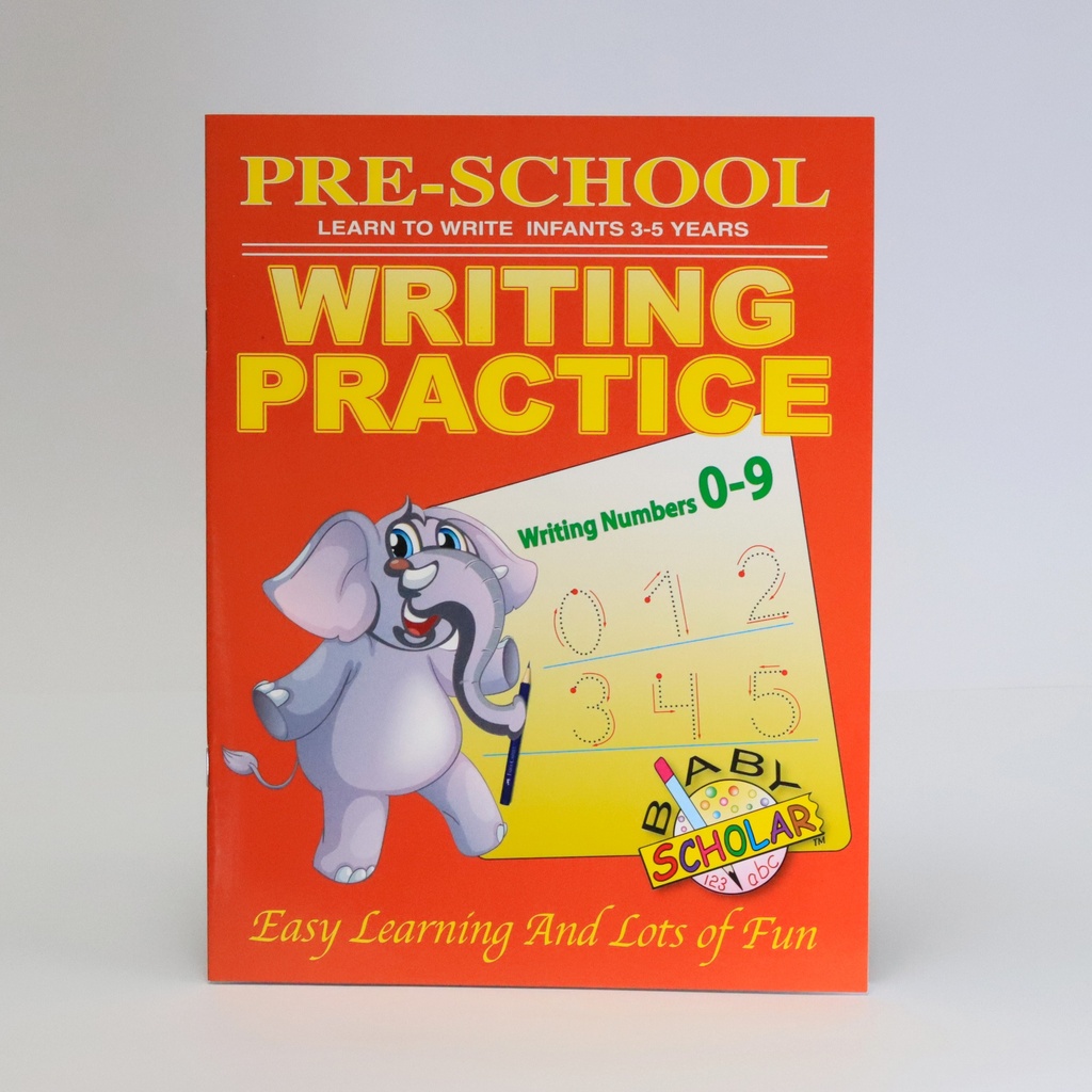 BOOK/V-WRITING PRACTICE 0-9