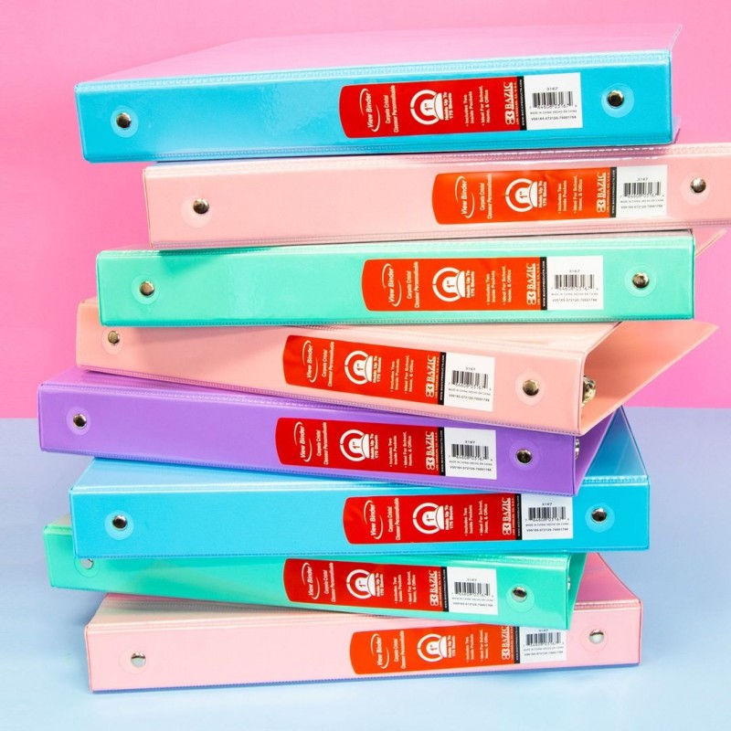 BINDER 1" 3-RING ASST