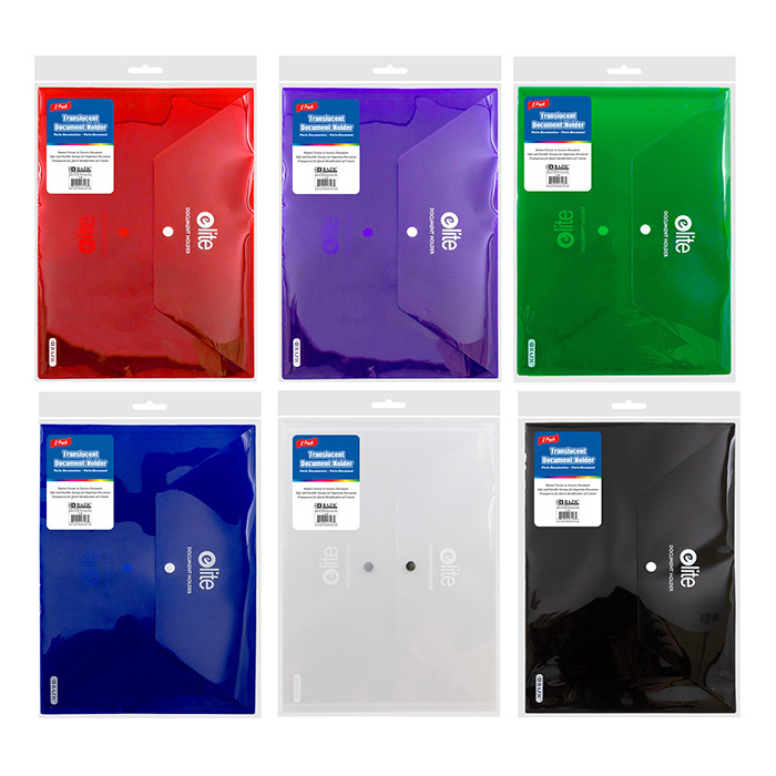 FILE POLY DOC HLDR L/S 2PK