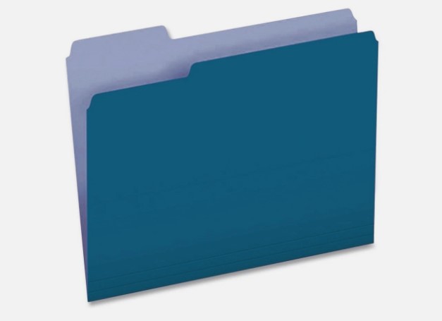 FILE FOLDER BLUE L/S