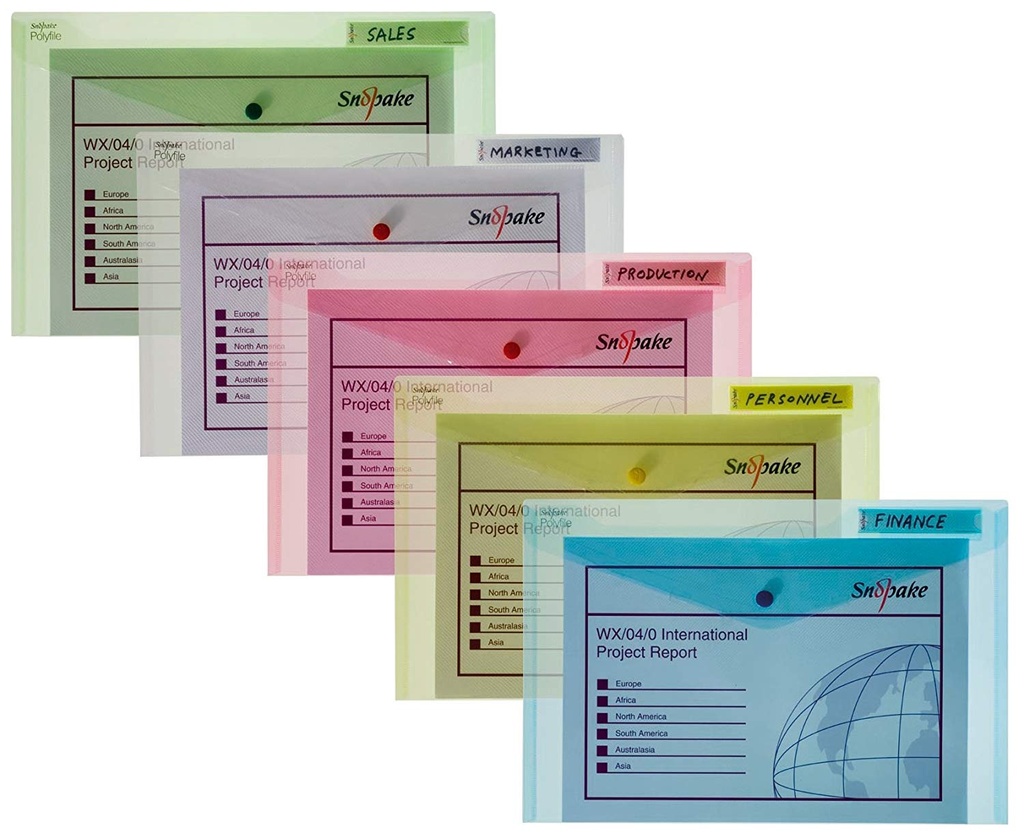 FILE POLY F/C CLASSIC/TAB ASSORTED #15956