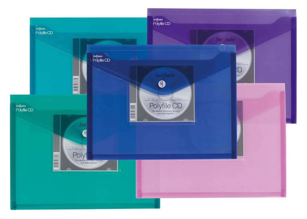 FILE POLY A4/CD HLDR ELECT