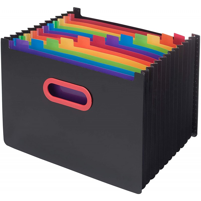 FILE EXP 13PT A4 DESK RAINBOW
