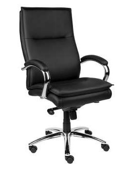 HIGH BACK EXECUTIVE LEATHERETTE CHAIR BLACK