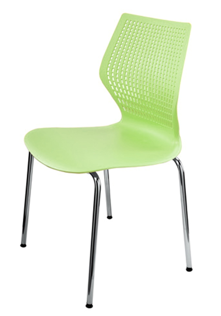 VISITOR CHAIR POLY GREEN