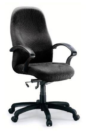 SENIOR MANAGER CHAIR HIGH BACK FABRIC BLACK