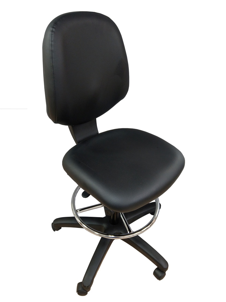 CASHIER CHAIR LEATHERETTE BLACK