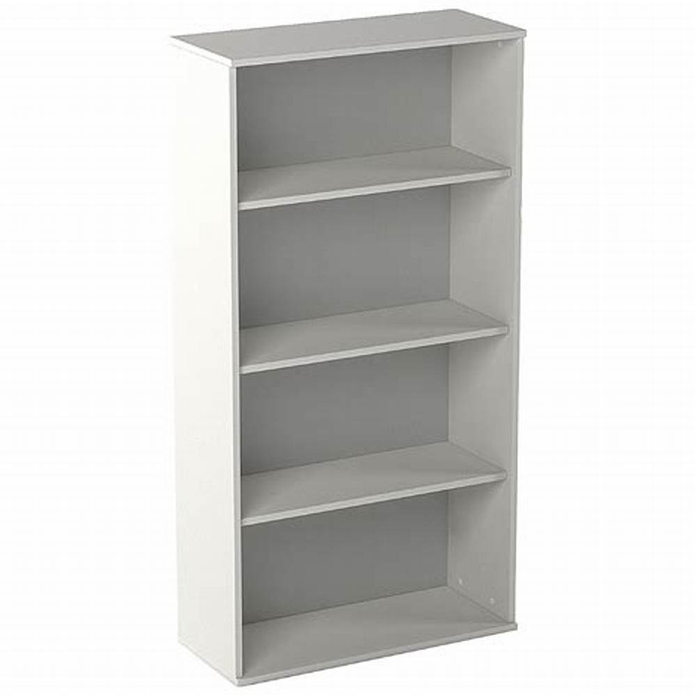 BOOKCASE METAL GREY